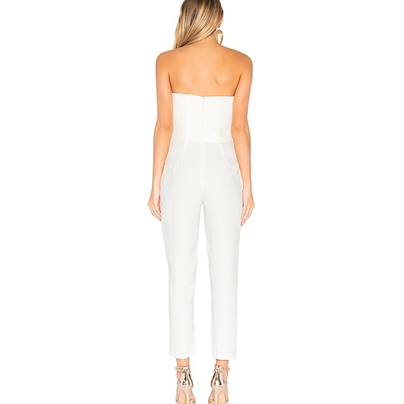 NEW Cherri Jumpsuit in Ivory Amanda Uprichard - Picture 2 of 6